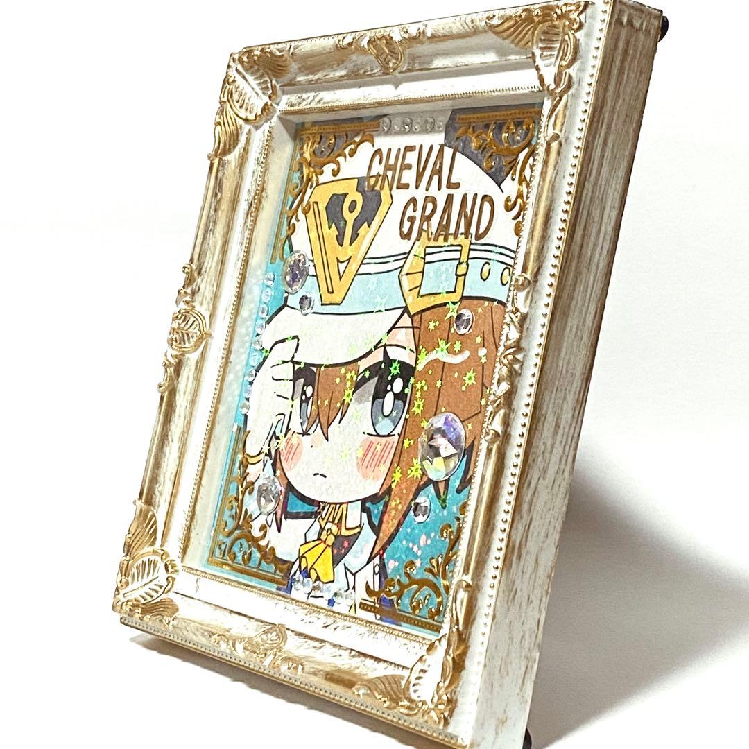 ゆ*お様 額付き＊ウマ娘 シュヴァルグラン＆ヴィブロス＆ジェンティルドンナ 手描