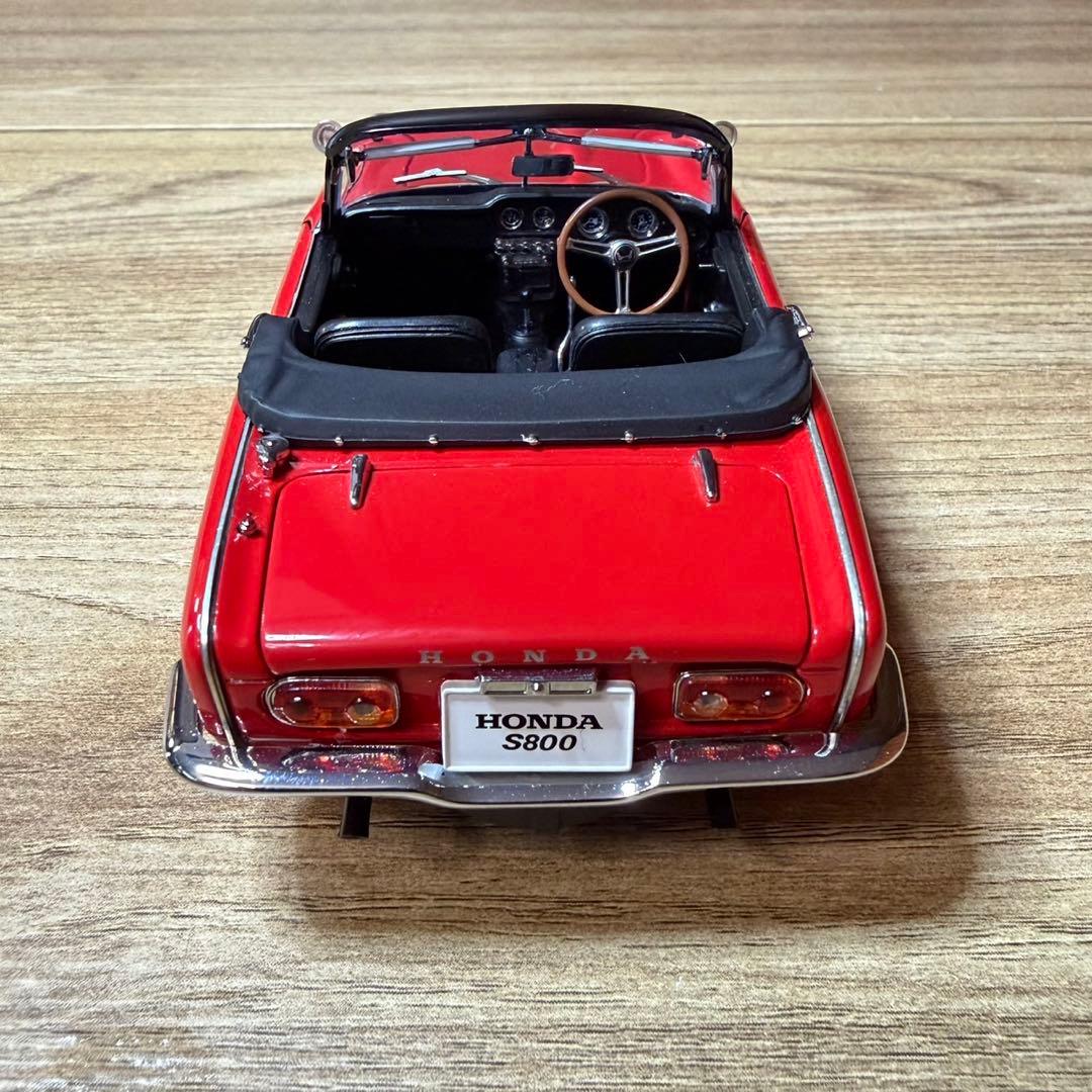 自動車 EBBRO1/24Honda S800 ROADSTER 1966 Red