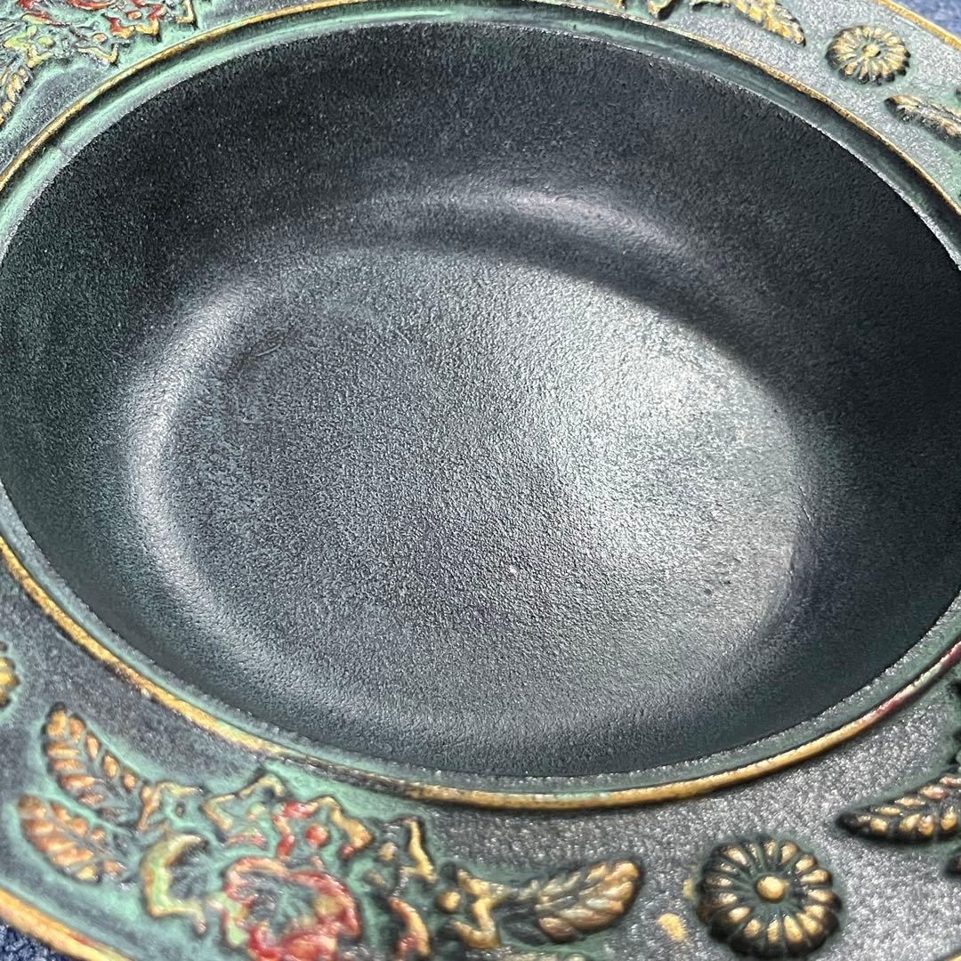 鋳物 御所車灰皿 ビンテージ 昭和レトロ アンティーク