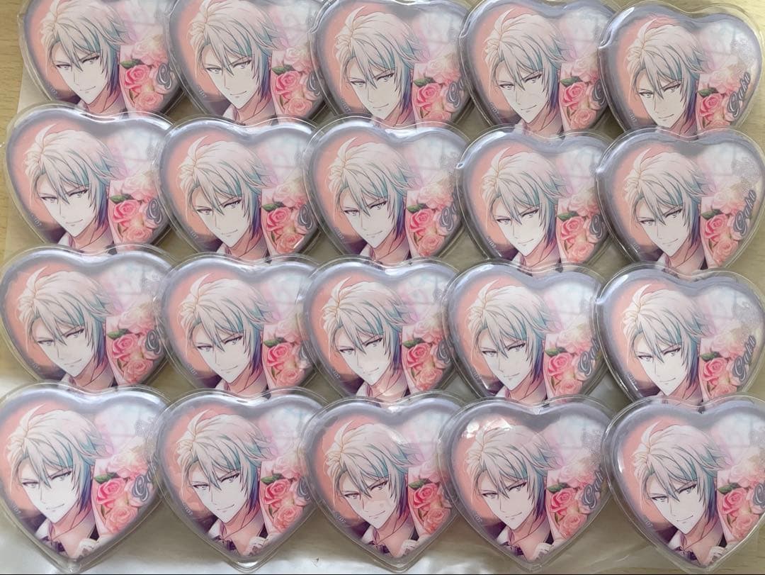 アイドリッシュセブン アイナナ 八乙女楽 マリマリ ハート缶バッジ 20個セット