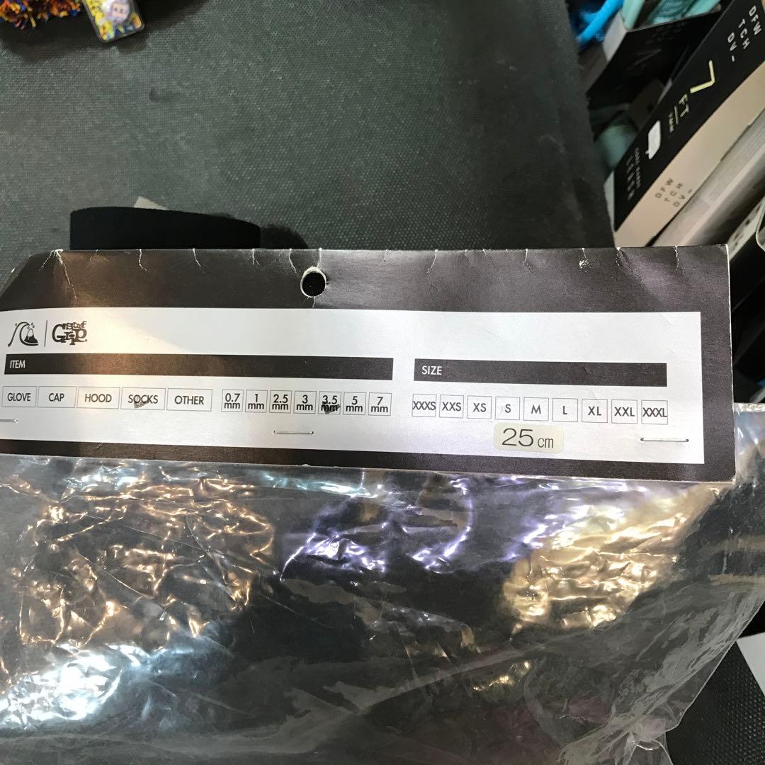 ネオプレン サーフブーツ ブラック　クイックシルバー　25cm 3.5mm