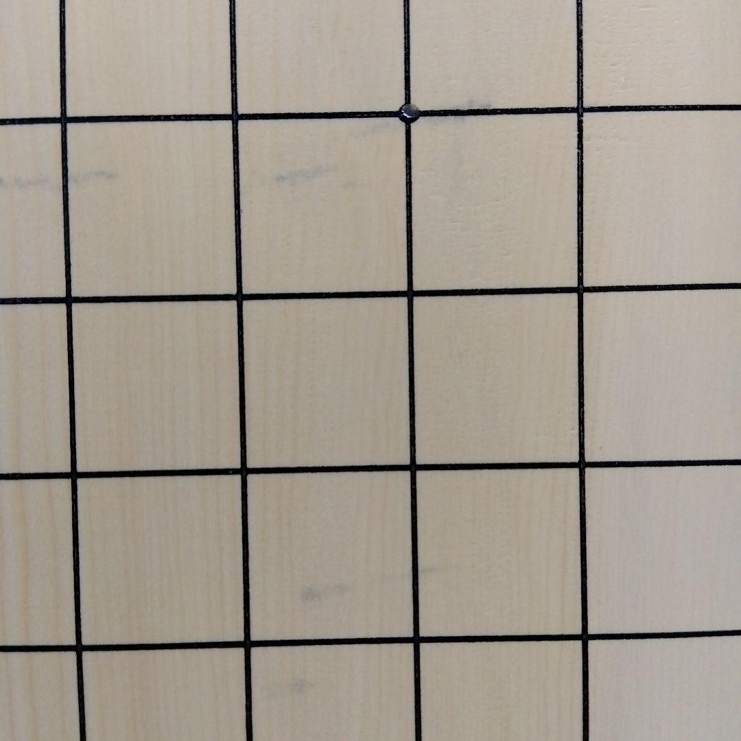 【国産　本榧　5寸碁盤　木表　脚なし】