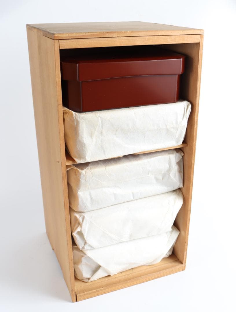 輪島塗 大徳寺 弁当 五客 共箱 懐石道具会席木製漆器