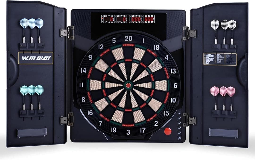豪華版 電子ダーツセット 自動計分 27種類ゲーム ソフトダーツ12本