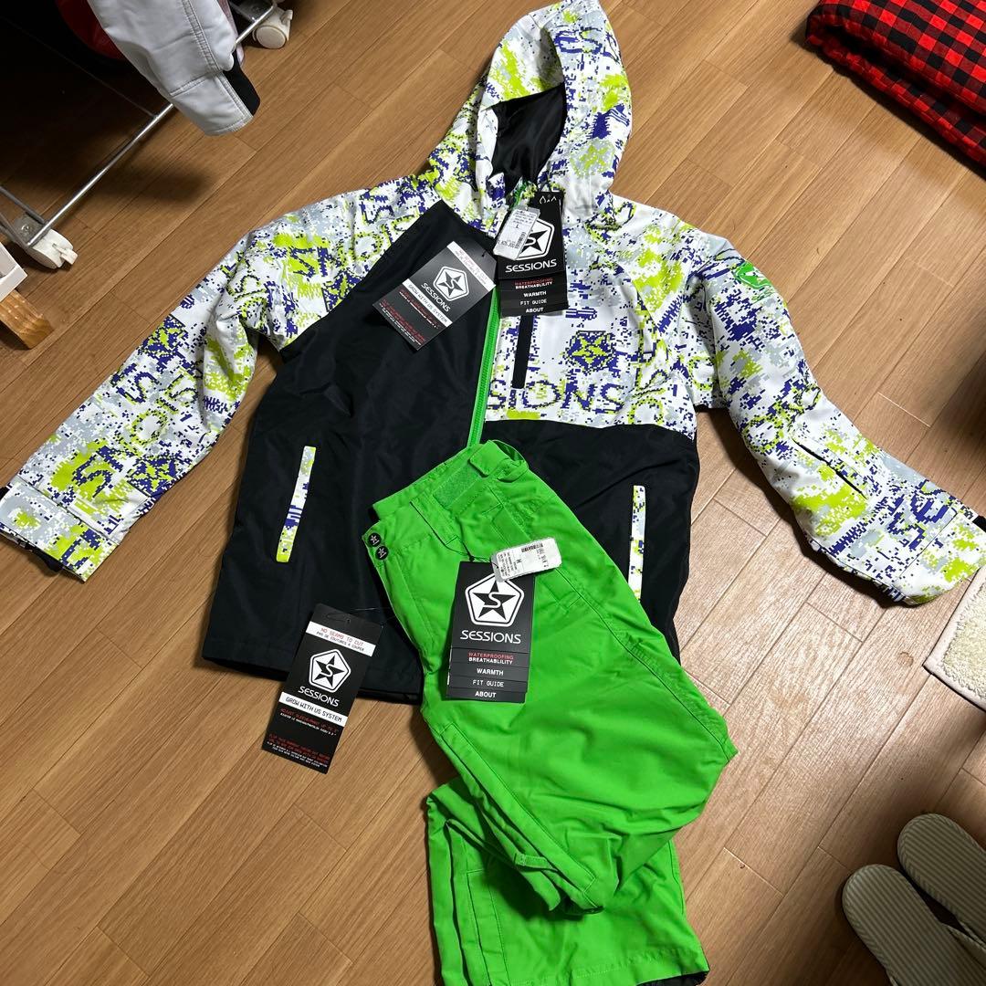 新品 SESSIONS スキー スノーボード ウェアセット