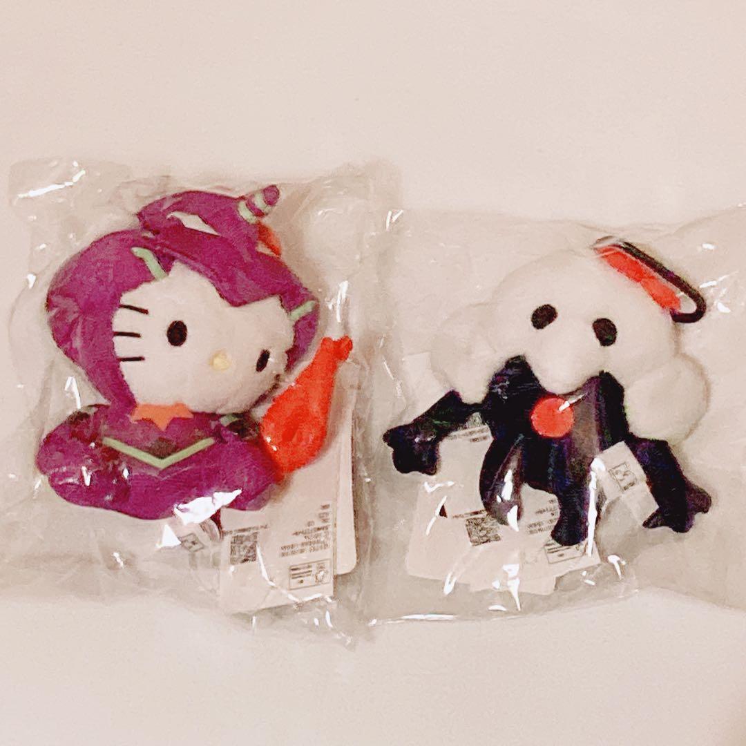 【1セットのみ】エヴァ×ハローキティ　トイキーホルダー　初号機　使徒