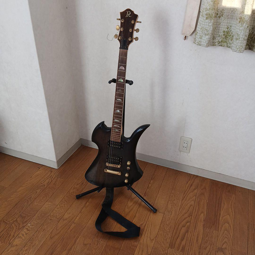 橋*本様 R エレキギター ブラック ストラップ付き
