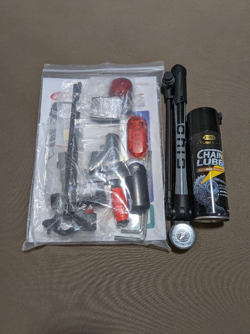 My Pallas 折りたたみ自転車 20インチ マットブラック 周辺パーツ付き