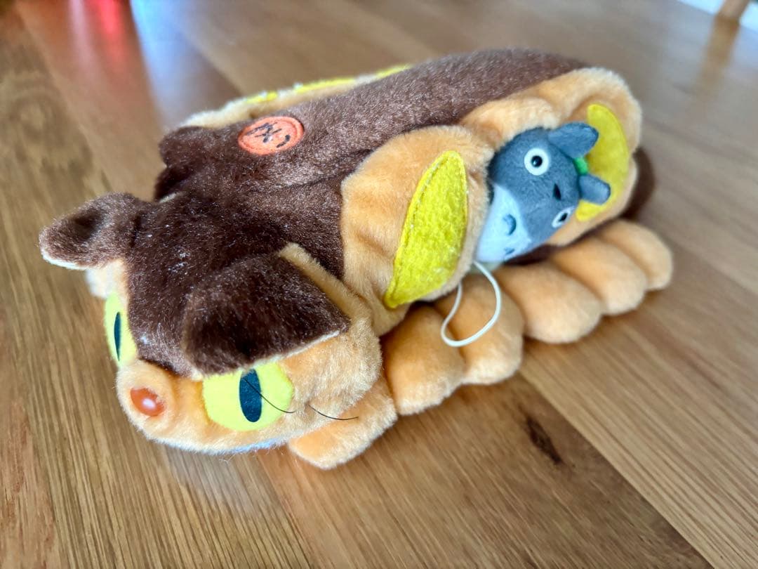 【タグ付／絶版レア】となりのトトロ フォトアルバム ネコバスぬいぐるみおまけ付