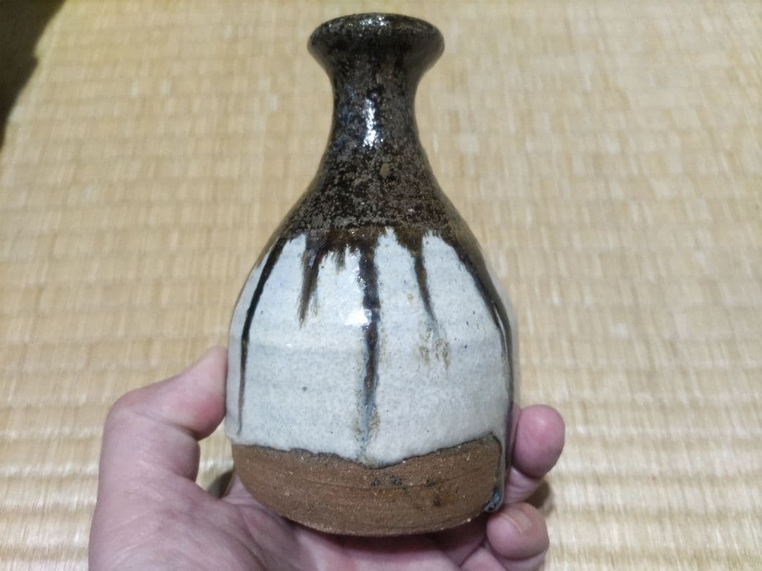 西岡小十　ファン必見！絶品希少作　朝鮮唐津　徳利