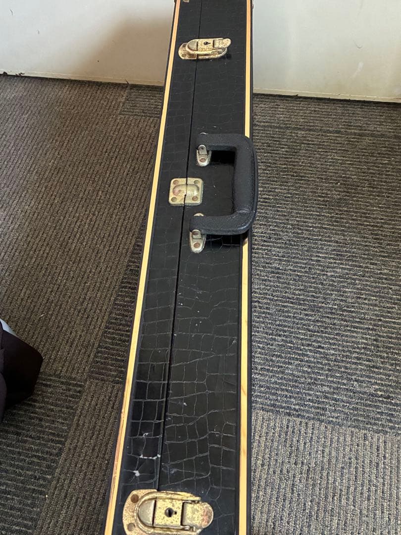 ヘビ皮三線 3弦 黒