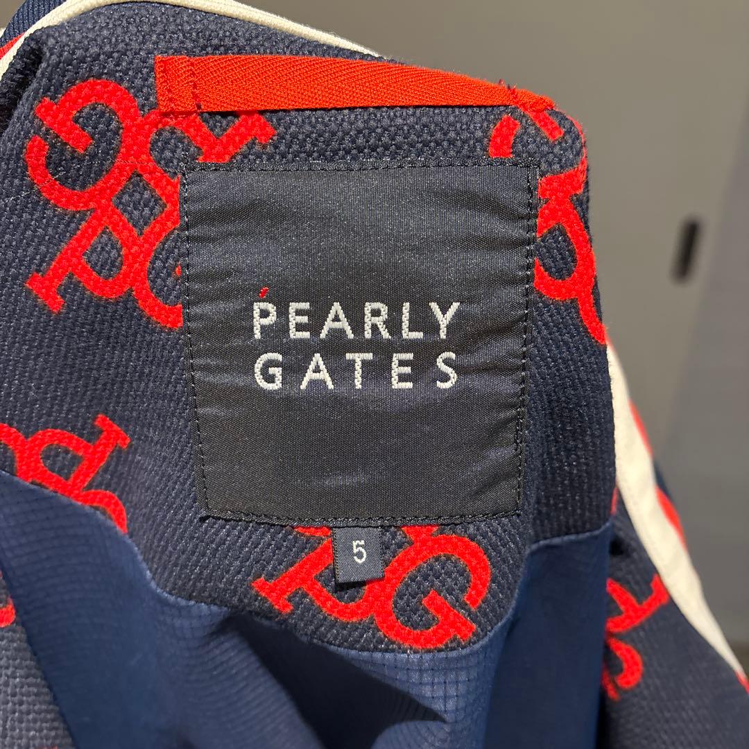 早い者勝ち！引っ越し大特価！パーリーゲイツ　ネイビー&レッド ブルゾン