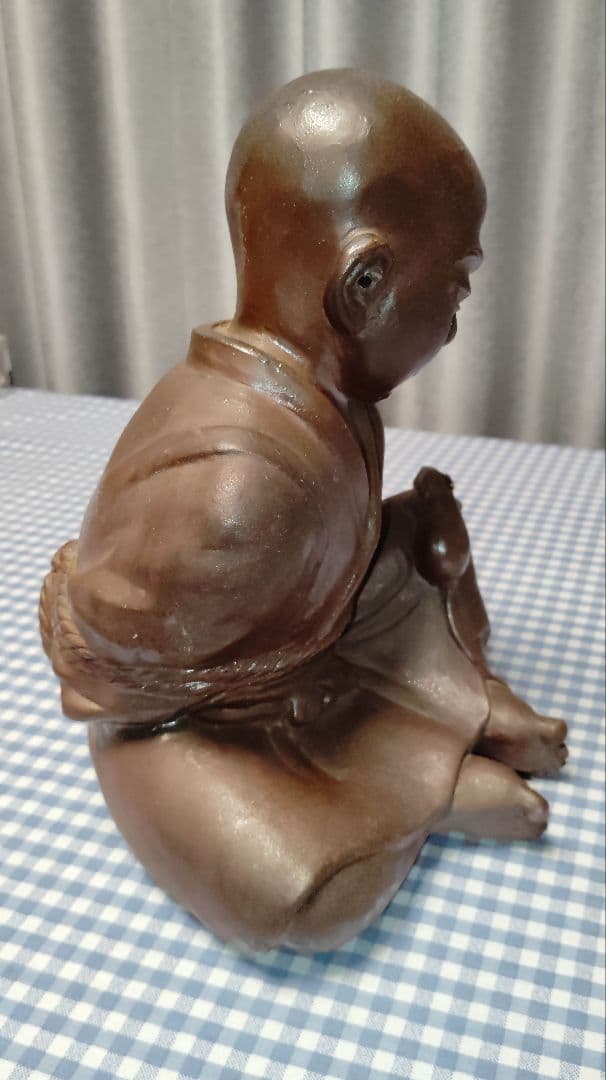 水墨画・雪舟「涙で鼠を描く」日本六古窯・備前焼■岡山県総社市宝福寺■作家物、陶印