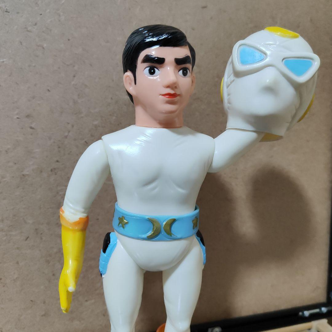 当時物　旧バンダイ　月光仮面　面取れ