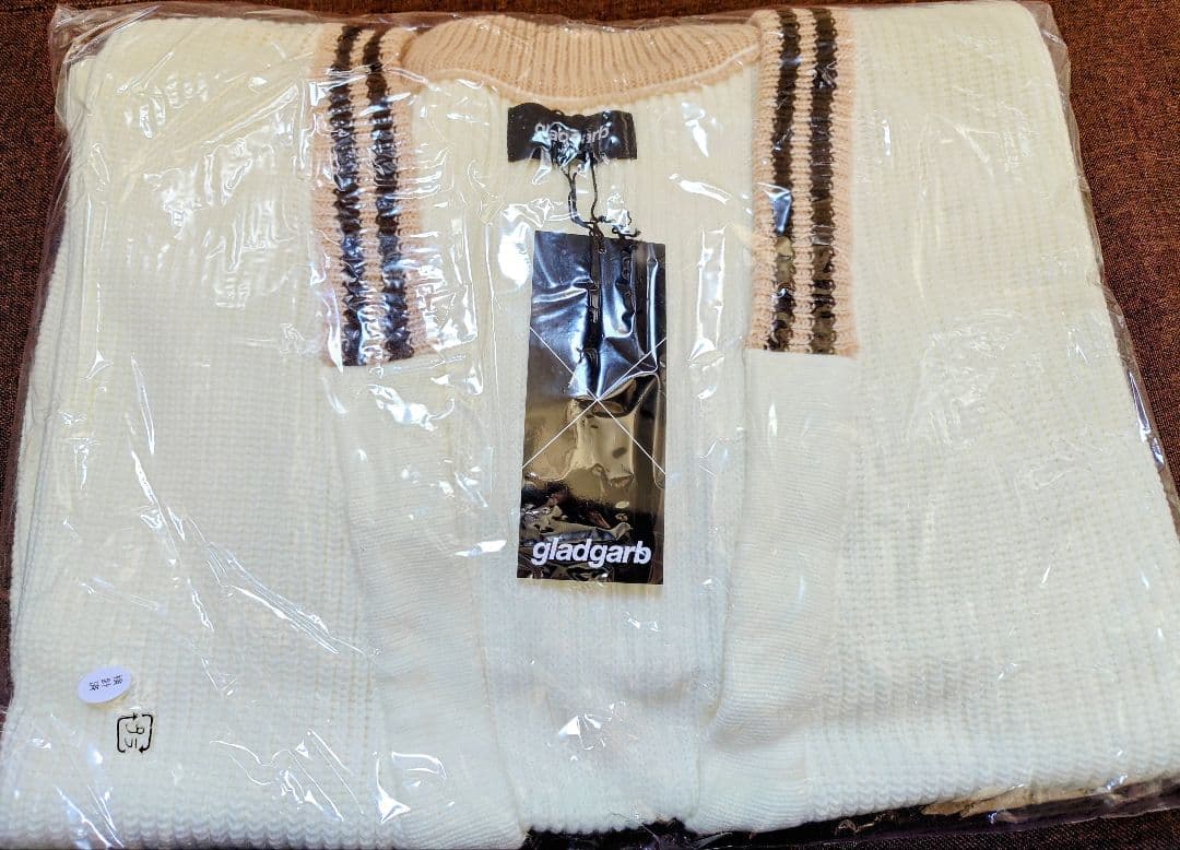 学園アイドルマスター×gladgarb 篠澤広 ニットカーディガン M ホワイト