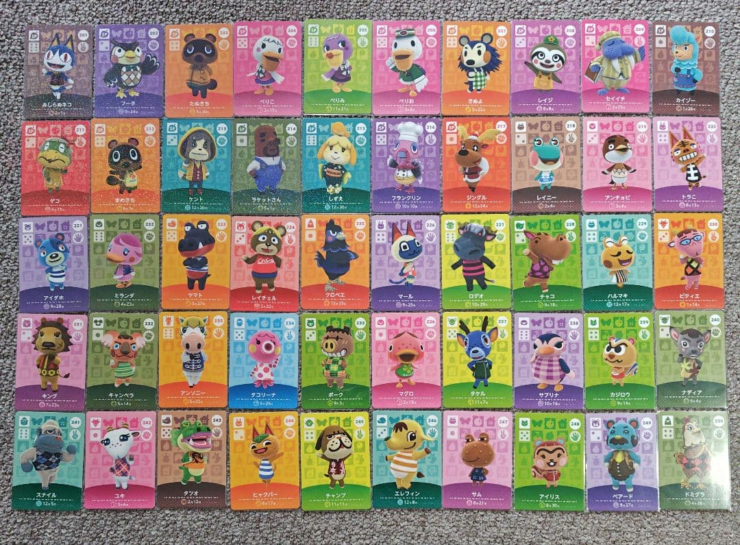 どうぶつの森 amiiboカード 第1〜4弾