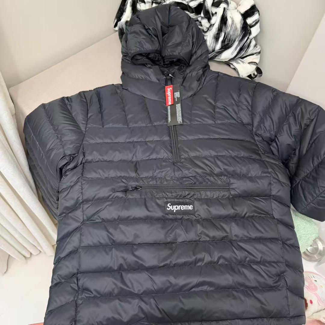 Supreme ブラック ダウンジャケット M