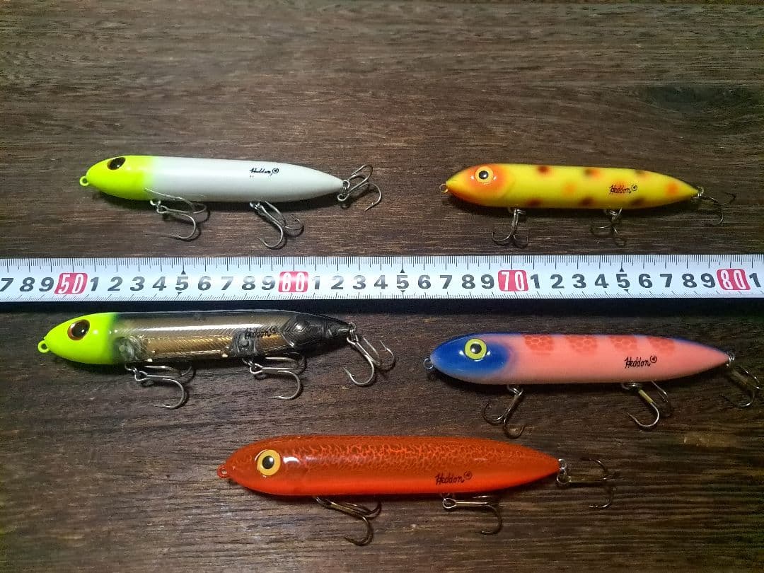 ヘドン　スーパースプーク　5色　5本セット