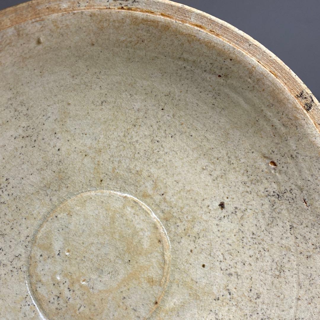 中国宋時代　白磁花弁文茶碗　口径16㎝ 東Y7-0402☆2F