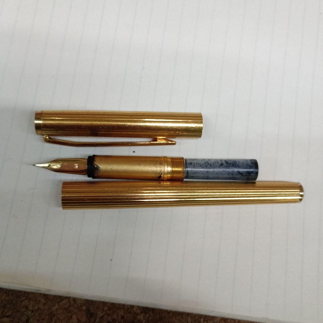 3976）MONT BLANC モンブラン　ゴールド色 万年筆　585？