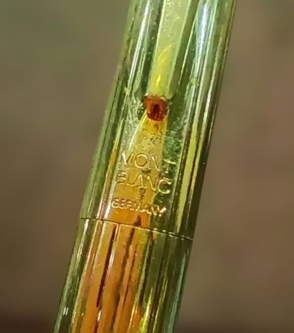 3976）MONT BLANC モンブラン　ゴールド色 万年筆　585？