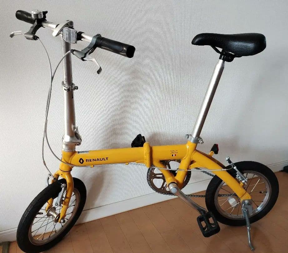 オ*2様 RENAULT Light8 折り畳み自転車 14インチ イエロー