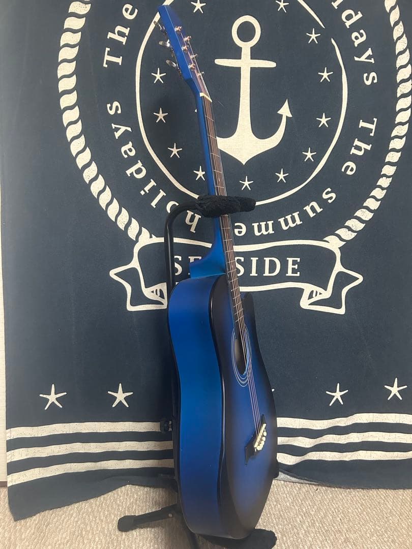 今月特価‼️新品未使用❣️ブルーburst色　トリプル０size アコースティック‼️