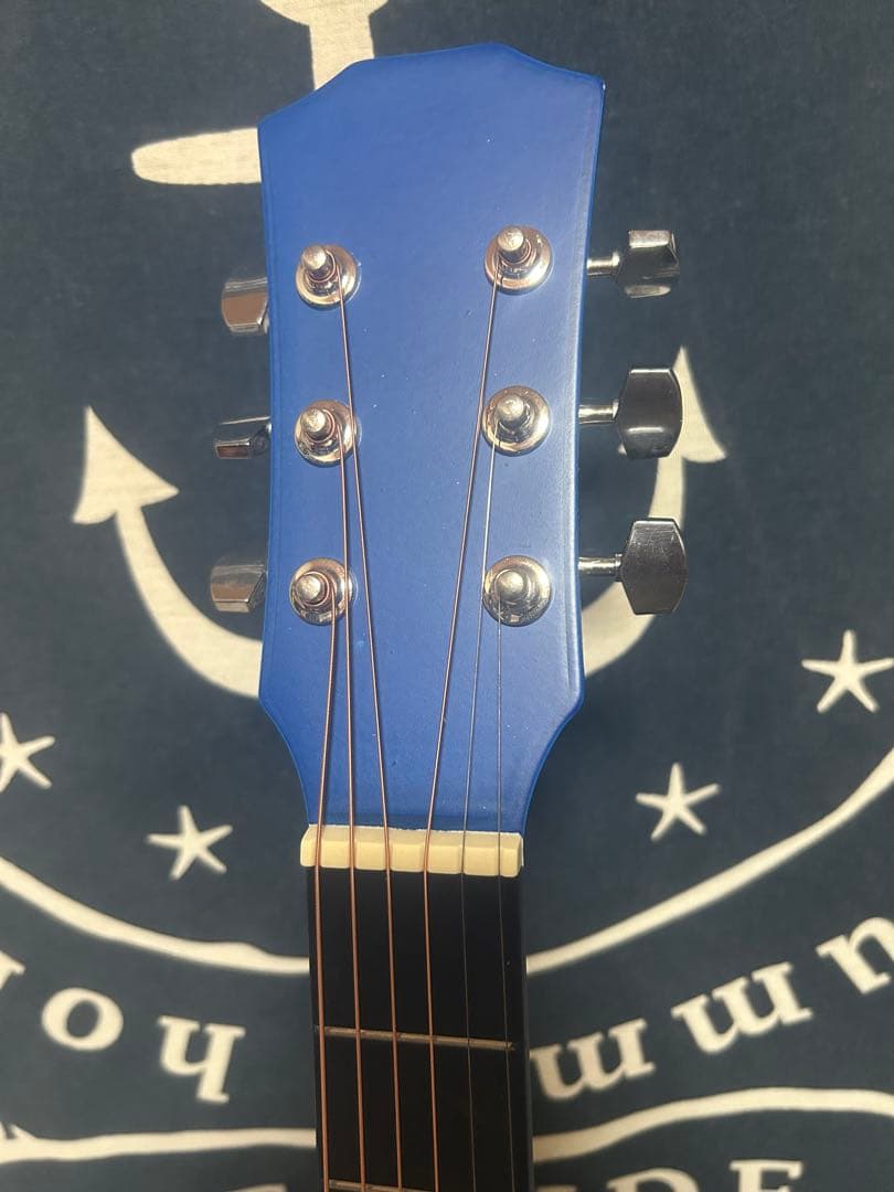 今月特価‼️新品未使用❣️ブルーburst色　トリプル０size アコースティック‼️