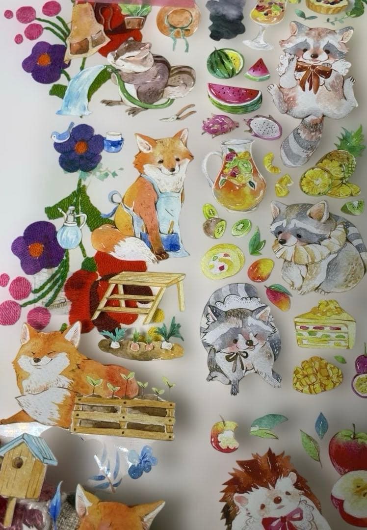 海外マスキングテープ　アニマル　まとめ売り（22）　動物