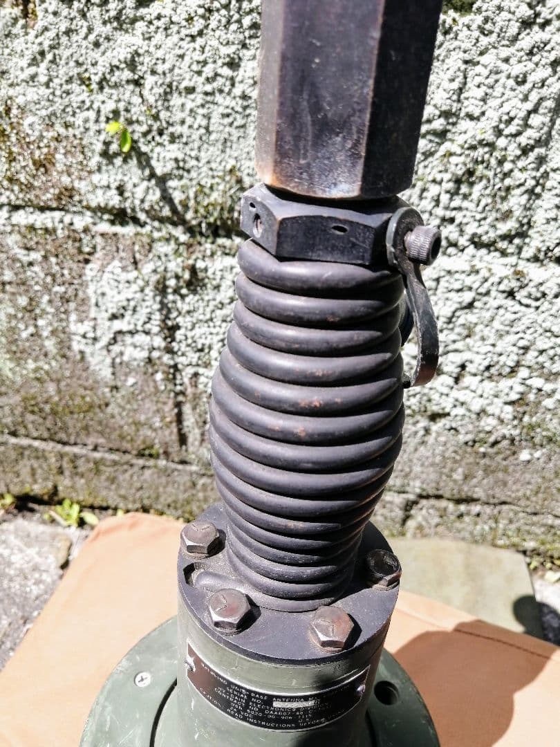 米軍　実物放出品 Hummer H1 アンテナホイップ＆マッチングコイルセット