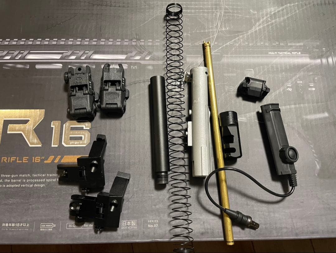 美品　東京マルイ　MTR16 GBB 外装、内装カスタム品　(MWS MK18