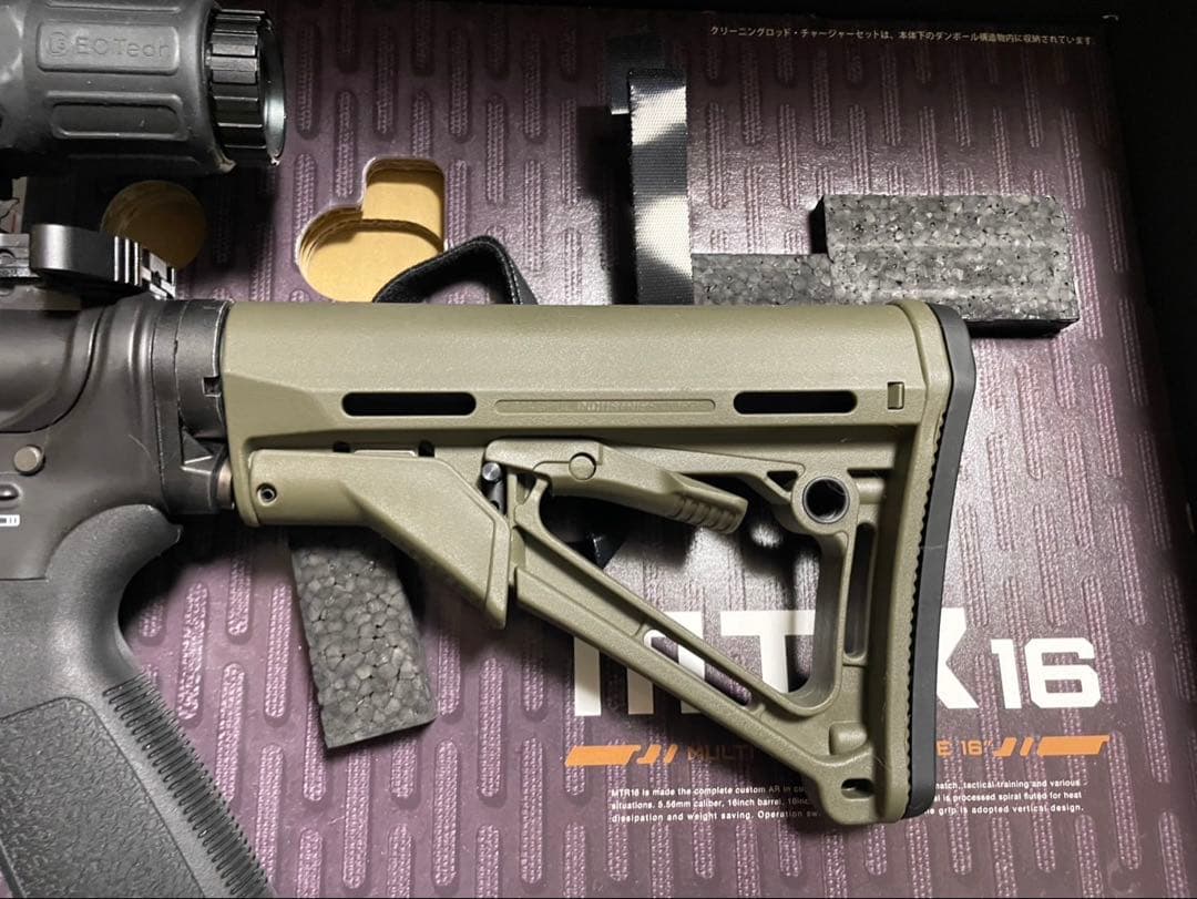 美品　東京マルイ　MTR16 GBB 外装、内装カスタム品　(MWS MK18