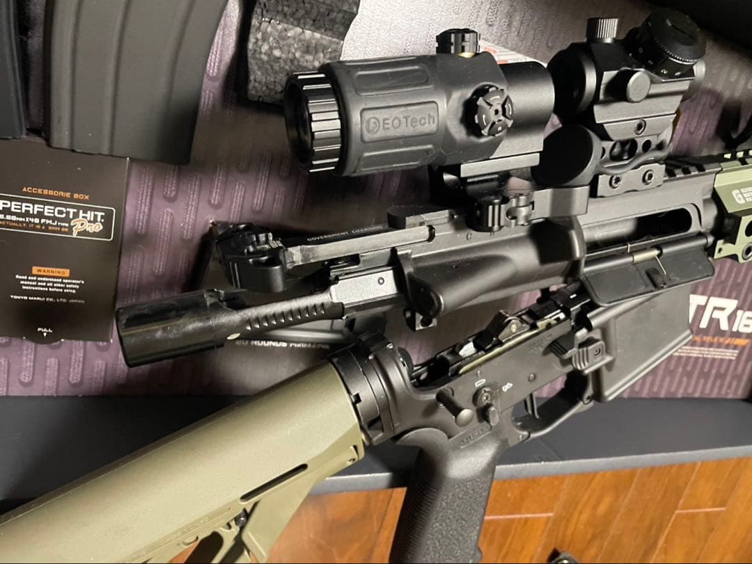 美品　東京マルイ　MTR16 GBB 外装、内装カスタム品　(MWS MK18