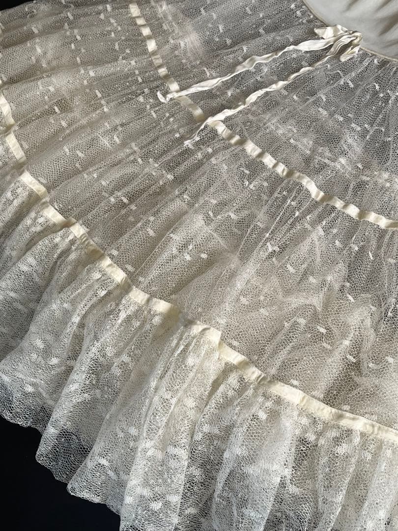 アンティークヴィンテージレースペチコートスカート ドレスマネキントルソー