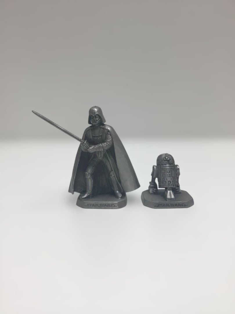 【OY】ダース・ベイダーとR2-D2 ピューターフィギュアセット