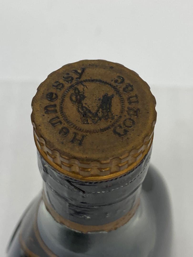 3-2313 Hennessy XO 古酒　金キャップ　グリーンボトル