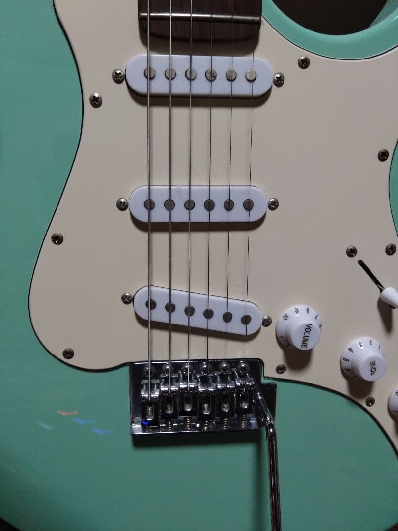 n*h様 プレイテック　ST250II　 ストラトキャスタータイプ ミントグリー