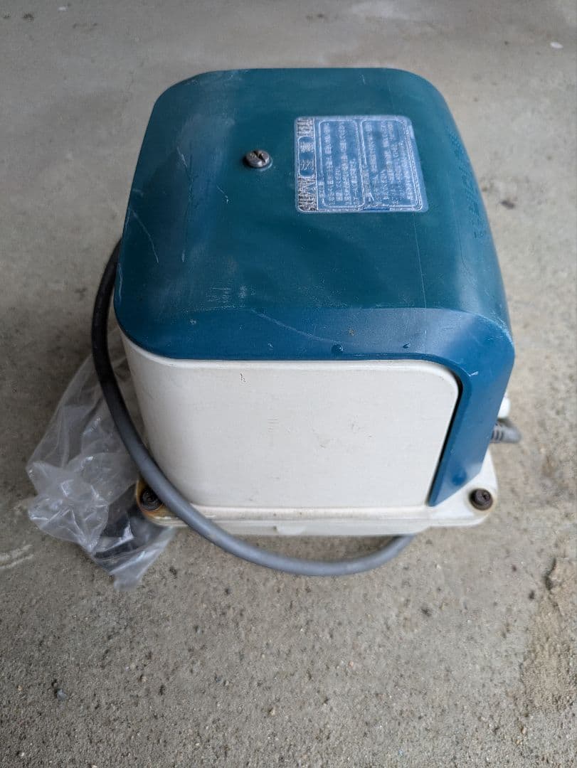 動作浅　⑥新品エアフィルター付き　DUO-80 左ばっ気　ブロワー　エアー