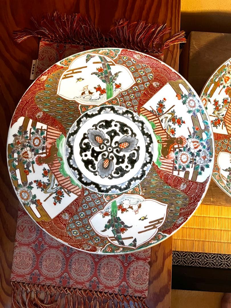 蔵出し　大皿　アンティーク　古伊万里