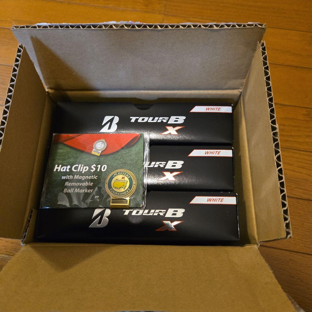 BRIDGESTONE　ゴルフボール　ツアーBXホワイト3ダース