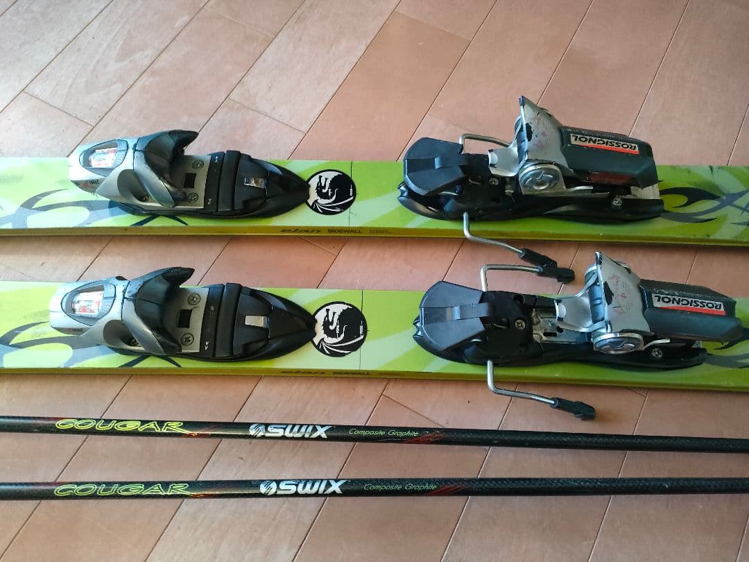 スキー板175cm ビンディング ストック
