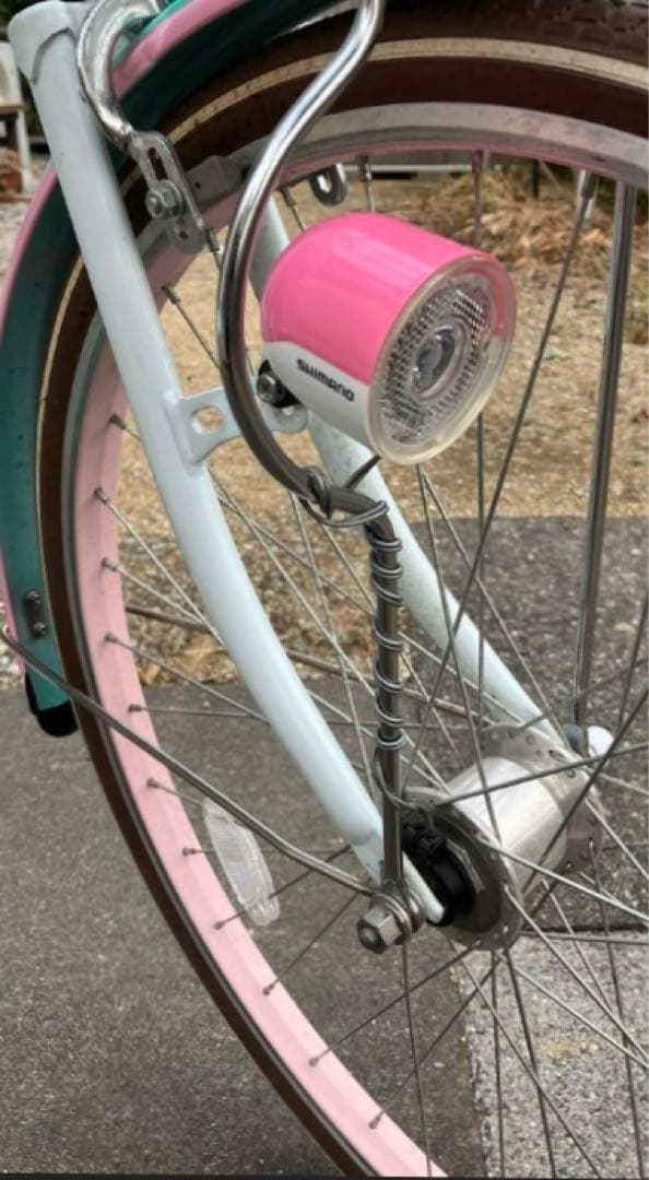 自転車 25インチ ミントグリーン エメラルドグリーン