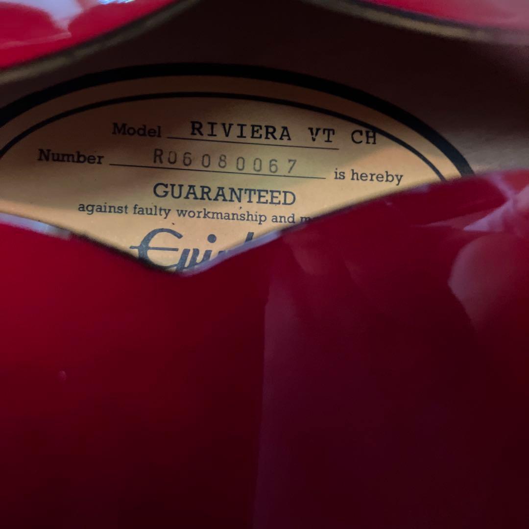 ギター Epiphone RIVIERA VT CH 2006