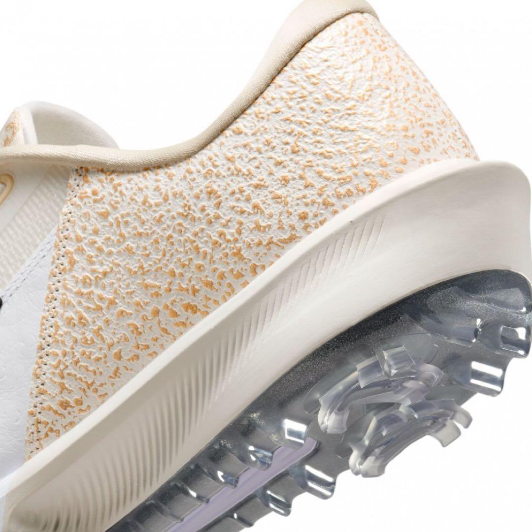 ナイキ 26.5 インフィニティツアー レザー 白 ゴルフ シューズ スパイク