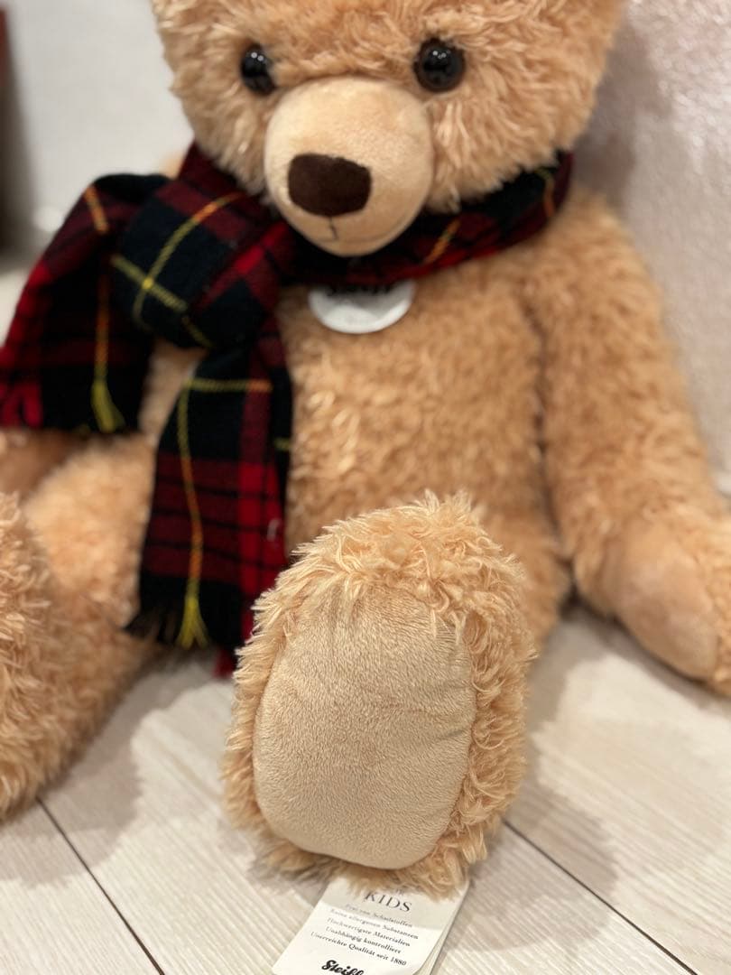 Jonesシュタイフ 美品タグ付 テディ キム ベージュ 65 テディベア