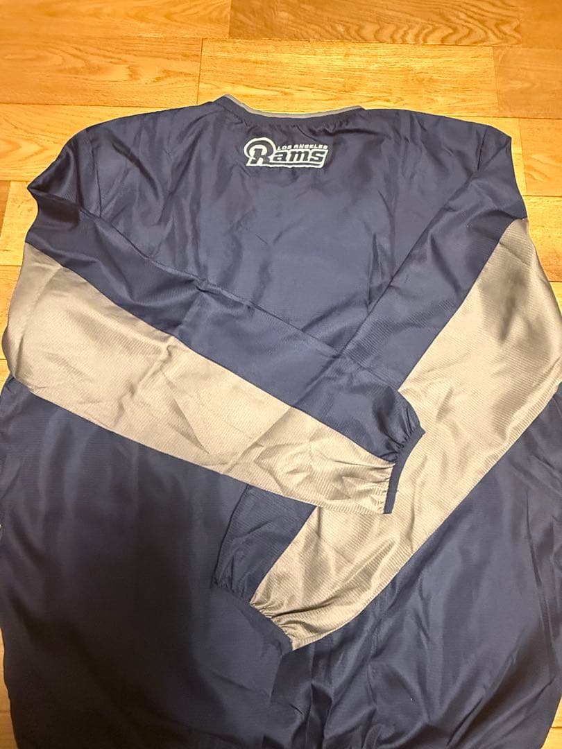 NFLロサンゼルスラムズウィンドブレーカー古着ストリートナイロンジャケット90s