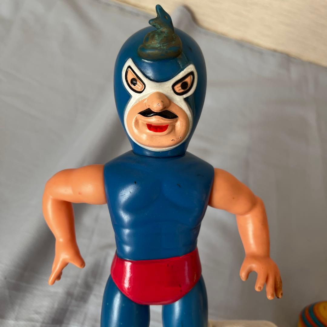 タイガーマスク　悪役5体セット　中嶋製作所　当時モノ