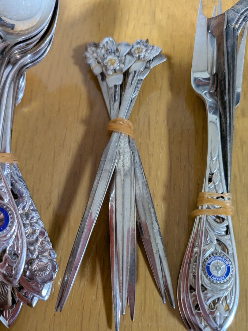 銀製品　カトラリー　709g