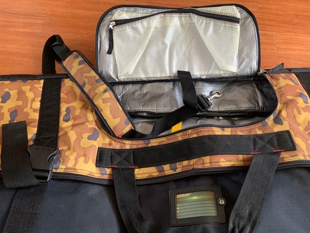 BURTONバートン迷彩 スノーボードバッグ 165cm