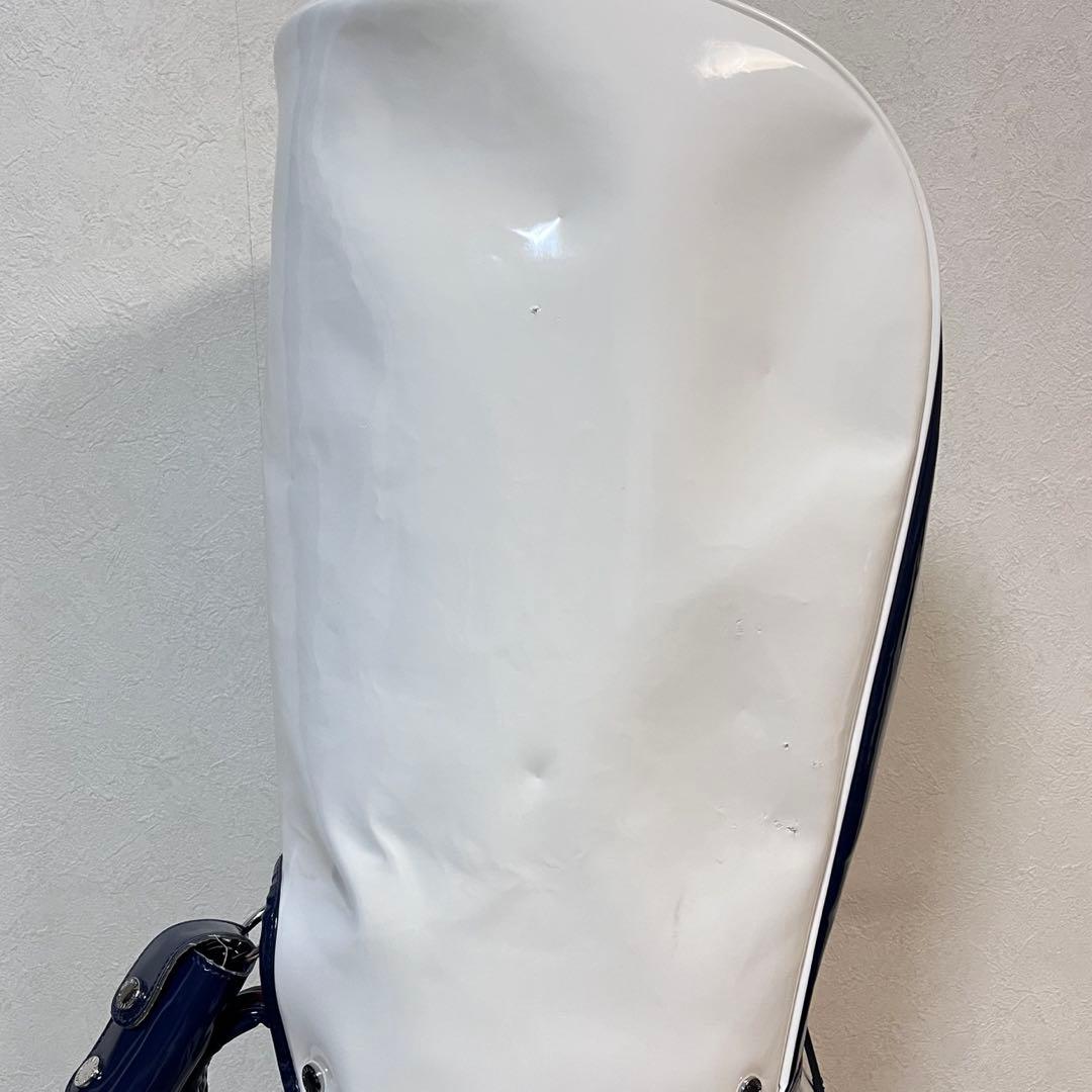 美品 トミーヒルフィガー キャディバッグ 9型 エナメル ユニセックス